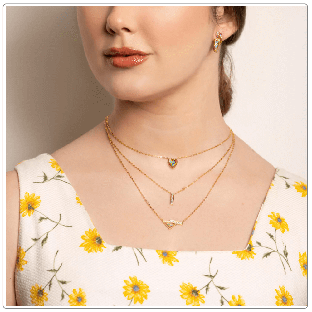 Gold best sale necklace 21k