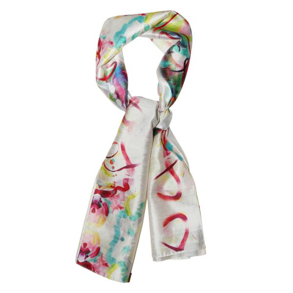 WIWB- RAW SILK SCARF
