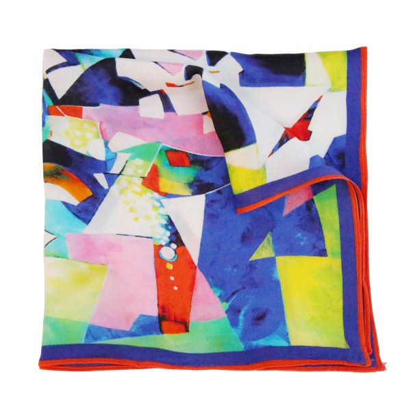RAINBOW -SILK SATIN POCKET SQUARE
