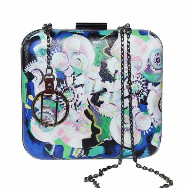 AQUAMARINE ART DESIGN -CLUTCH