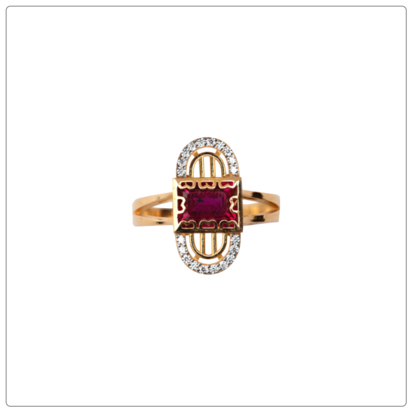 VIZVA POETIC COLLECTION RING IN 21K GOLD