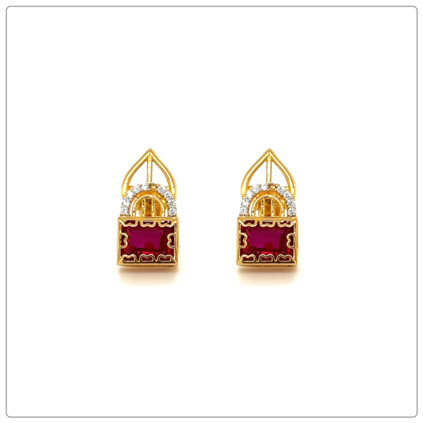 POETIC COLLECTION VIZVA EARRINGS IN 21K GOLD
