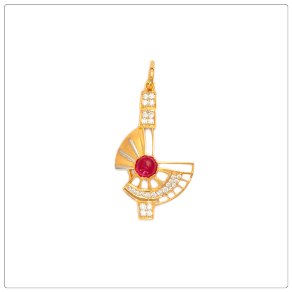 VIZVA POETIC COLLECTION PENDENT IN 21K GOLD