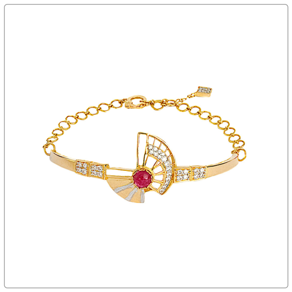 VIZVA POETIC COLLECTION BRACELET IN 21K GOLD