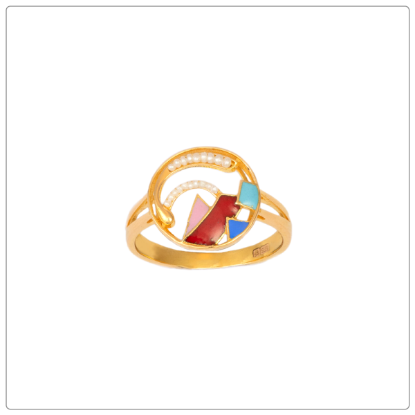 VIZVA ARTISAN RING IN 21K GOLD