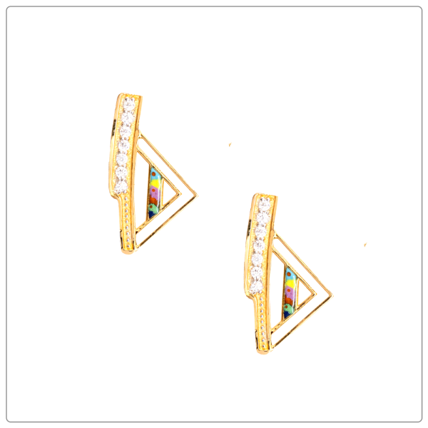 VIZVA ARTISAN EARRINGS IN 21K GOLD