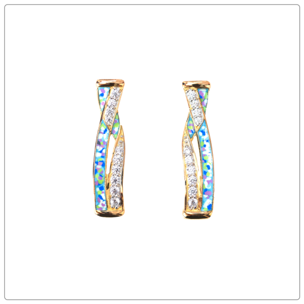 VIZVA ARTISAN EARRINGS IN 21K GOLD