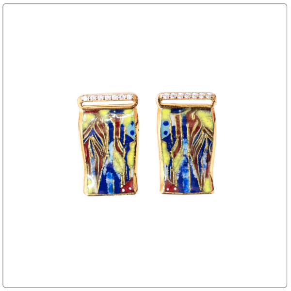VIZVA ARTISAN EARRINGS IN 21K GOLD