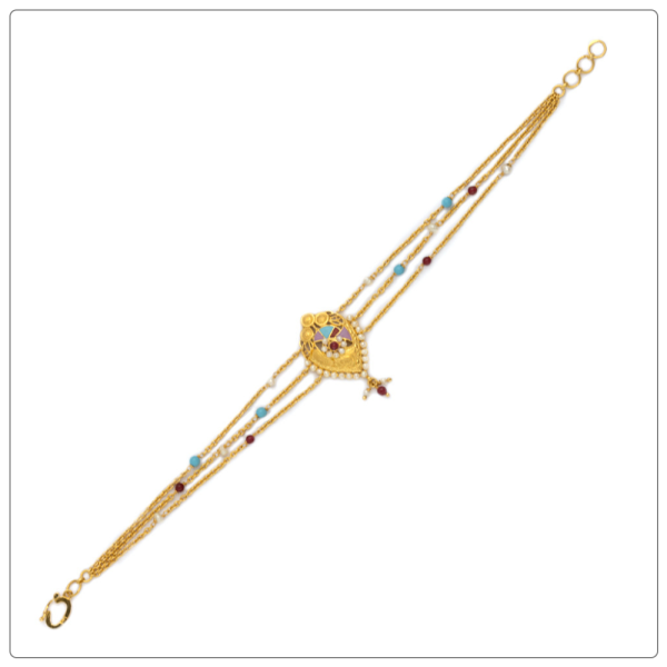 NOOR COLLECTION PEARL BRACELET 21KGOLD