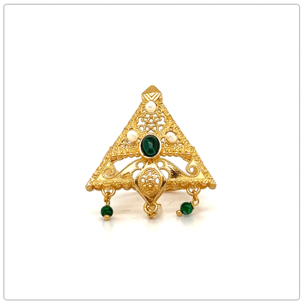 NOOR COLLECTION PEARL RING IN 21KGOLD