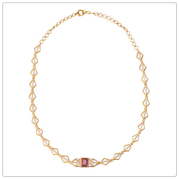 VIZVA POETIC COLLECTION NECKLACE IN 21K GOLD